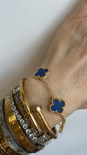 Load image into Gallery viewer, The Blue Clover Bracelet