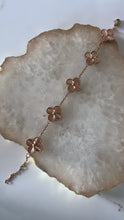 Load image into Gallery viewer, Rose Gold Clover Bracelet
