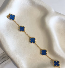 Load image into Gallery viewer, The Blue Clover Bracelet

