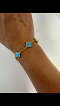 Load image into Gallery viewer, The Small Aqua Dainty Bracelet
