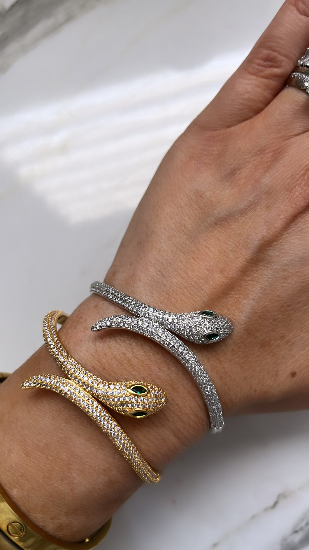 The Bling snake bracelet