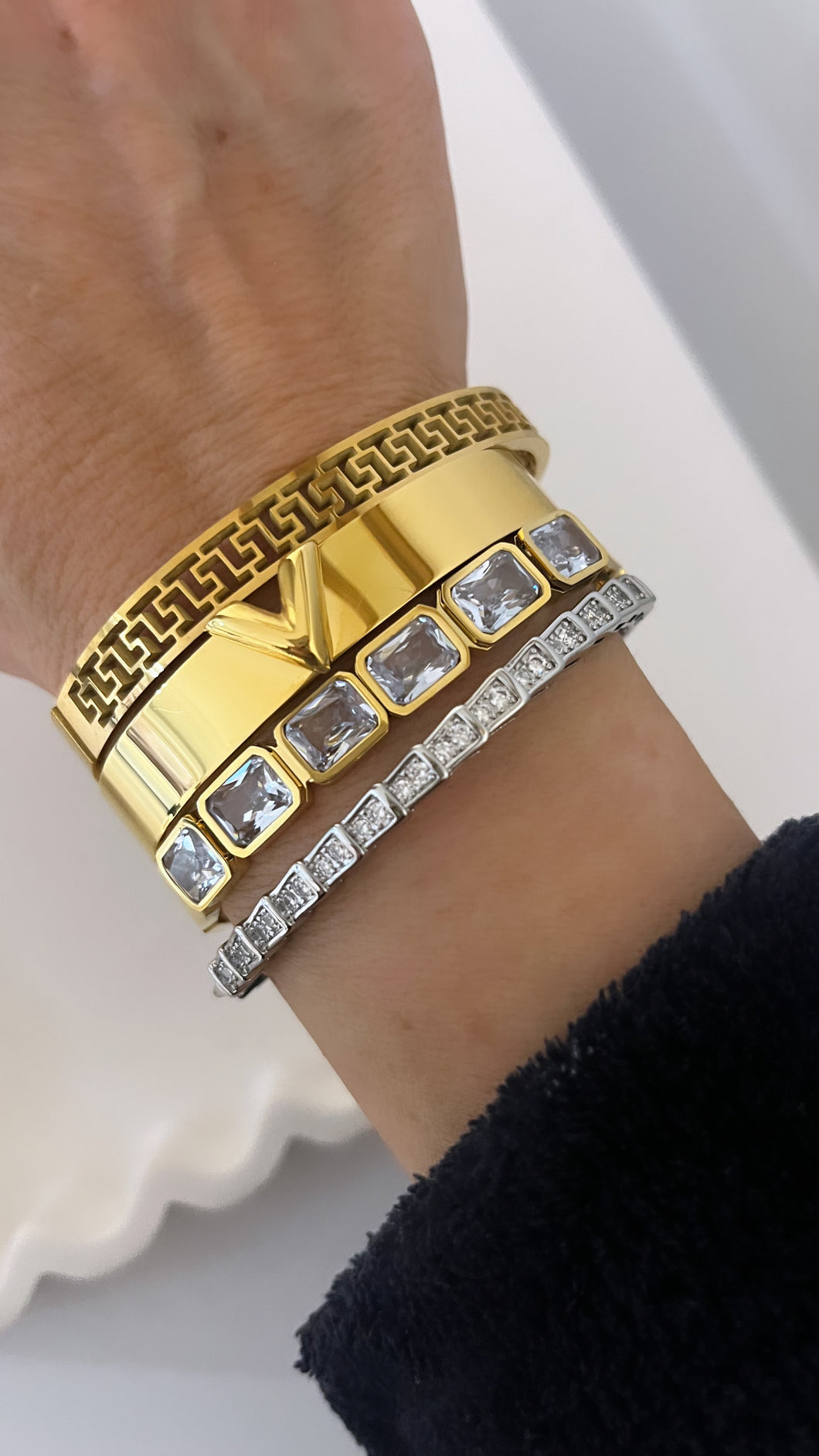 The Large V Bangle